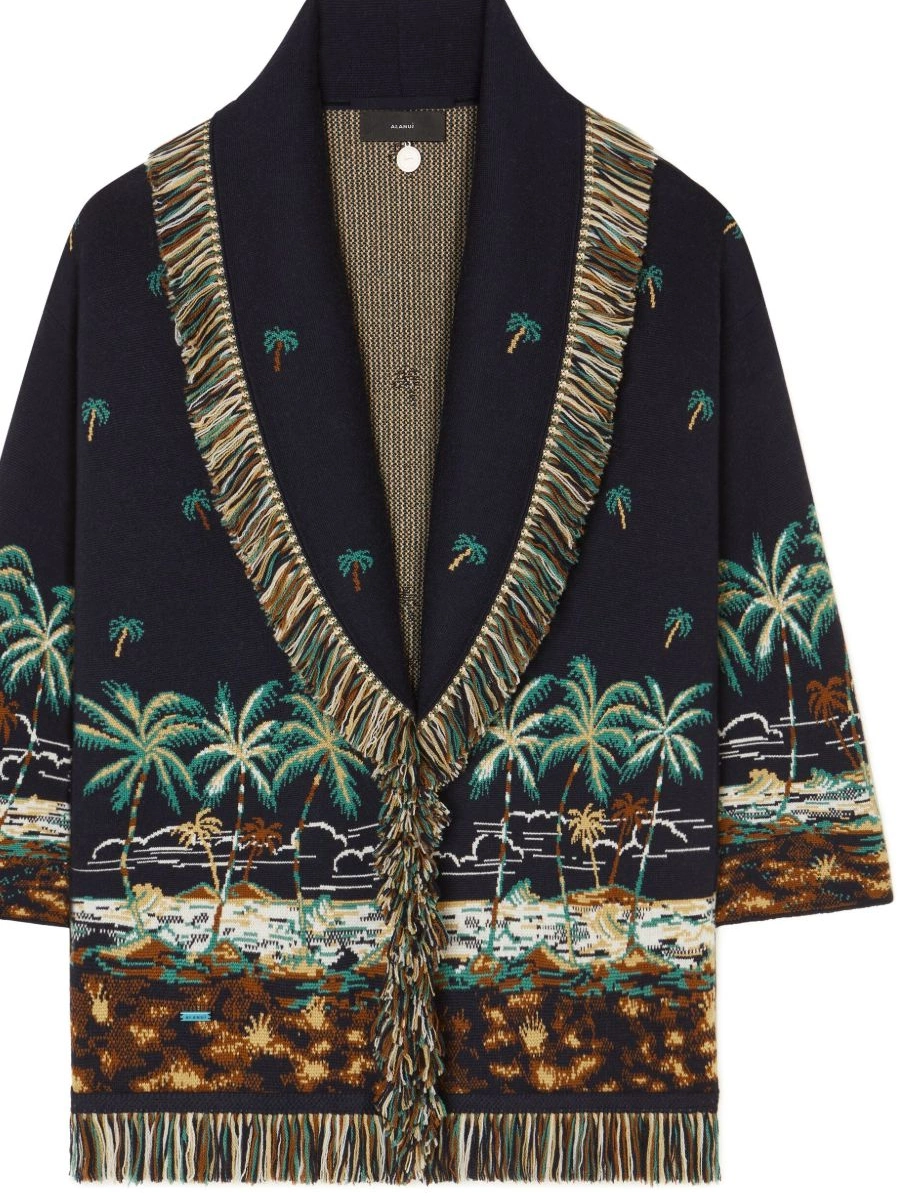 Affordable Women Tale Alanui cardigan A The virgin-wool Hawaiian Of 0413